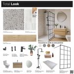 Baños-Columna-Ducha-Urban-N-23-Cm-Negro-Mate