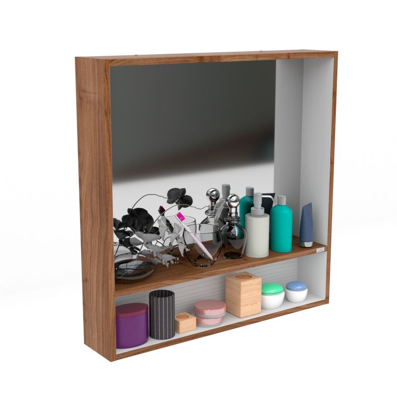 Baños-Mueble-Botiquin-Kyle-con-Espejo-Cafe-Suspendido-70x70-cm