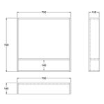Baños-Mueble-Botiquin-Kyle-con-Espejo-Cafe-Suspendido-70x70-cm