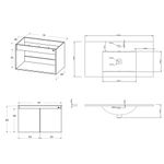 Baños-Mueble-King-Simple-800-2-Puertas-Softclose-Gales-C-Lavamanos