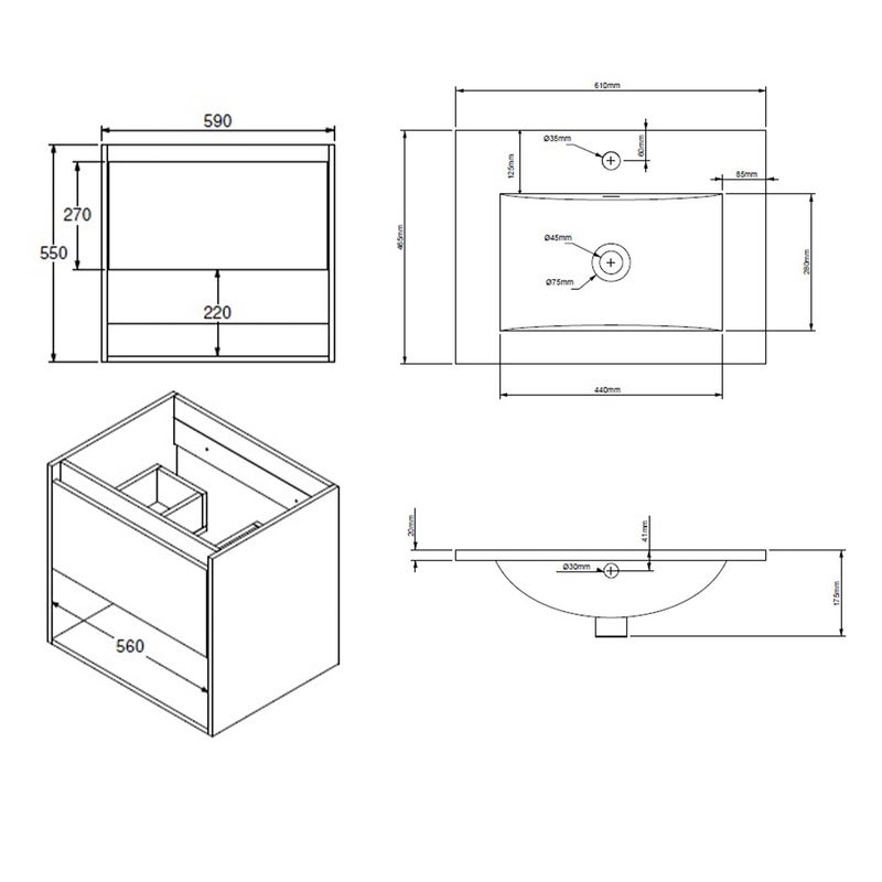 Baños-Mueble-King-Simple-600-1-Cajon-Y-Repisa-Softclose-Rovere-C-Lavamanos