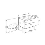Baños-Mueble-de-Baño-Victoria-Basic-2-Cajones-Blanco-600-mm-con-Lavamanos