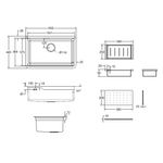 Cocina-Lavaplatos-Derby-Bajo-Cubierta-con-Desague-y-Accesorios