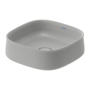 Lavamanos Zencha Sobrecubierta sin Rebalse Grey Satin Matt