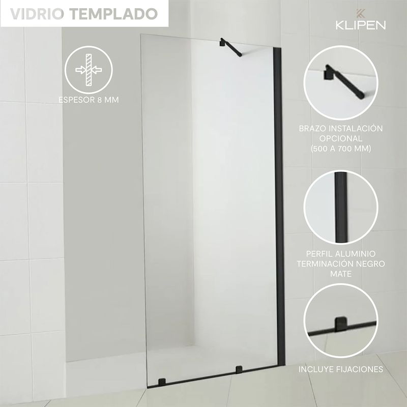 Baños-Mampara-Ducha-Fija-Receptaculo-Style-Perfil-Negro-800x1980-mm