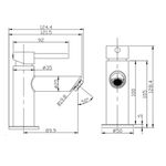 Baños-Griferia-Lavamanos-Praga-4-Cm-Coldstart-Cromo