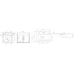 Baños-Mueble-de-Baño-Dustry-Suspendido-Cafe-con-Lavamanos-y-2-puertas-600x500x460-mm