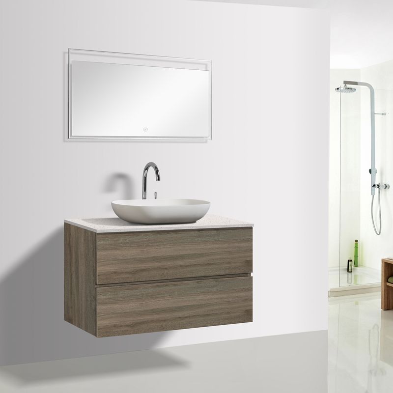 Baños-Mueble-de-Baño-Rain-Cubierta-Quarztone-Blanco-con-Lavamanos-Sobre-Cubierta-y-Desague-Base-Cart-Oak-900-mm