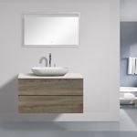 Baños-Mueble-de-Baño-Rain-Cubierta-Quarztone-Blanco-con-Lavamanos-Sobre-Cubierta-y-Desague-Base-Cart-Oak-900-mm