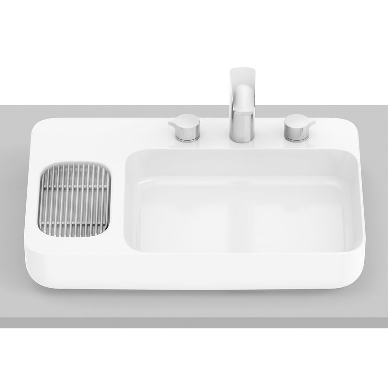 Baños-Lavamanos-Sobre-Encimera-Infinity-600x420-mm-con-Desague-Blanco