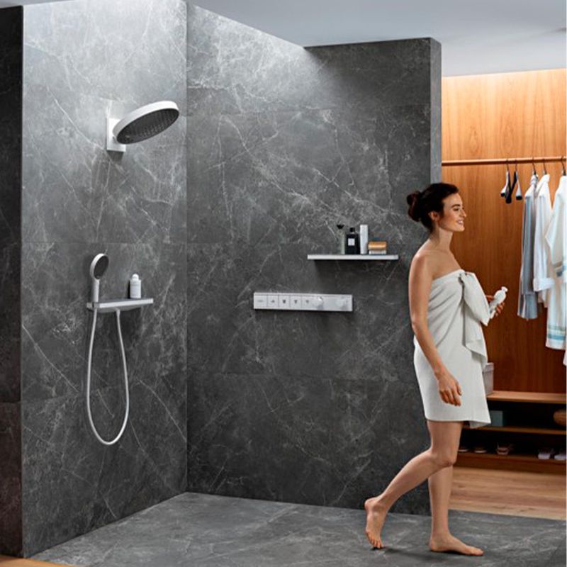 Baños-Mezclador-Rainselect-Cuatro-Vias-sin-Cuerpo-Interno-Cromado