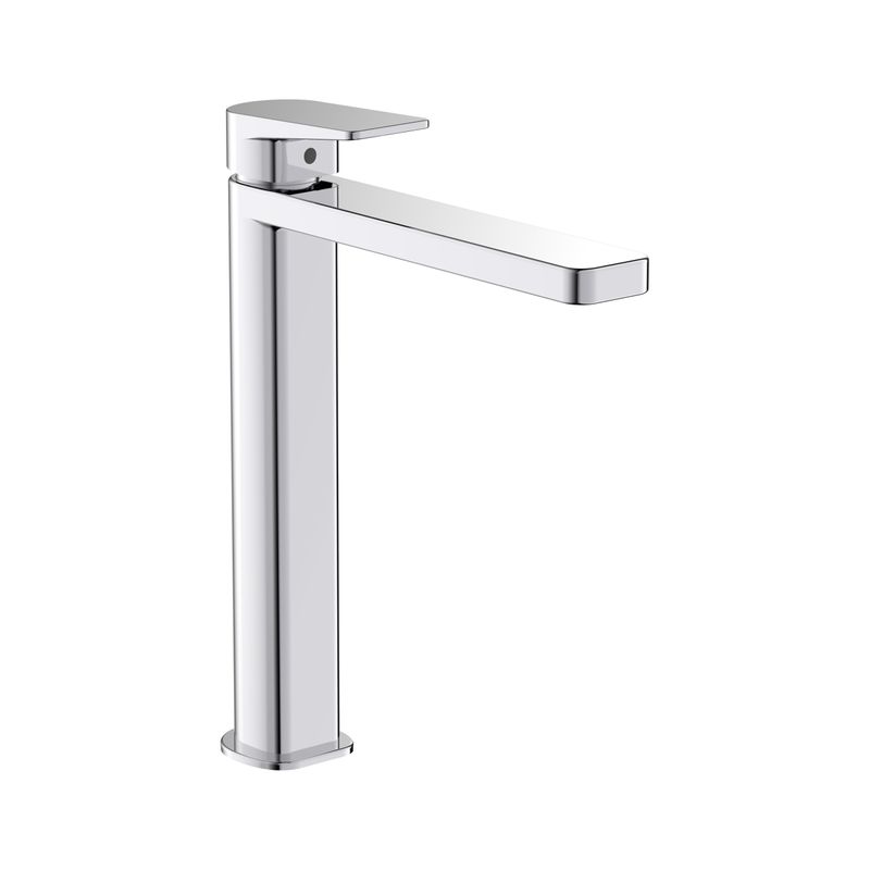 Baños-Griferia-Lavamanos-Luxor-Alta-20-cm-Coldstart-S-Desague-Cromo