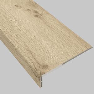 Peldaño PVC Savannah Bianco 35x75x2400 mm