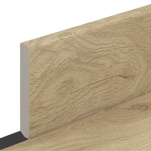 Guardapolvo PVC Savannah Bianco 100x15x2400 mm