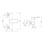 Baños-Griferia-Ducha-Luxor-Expuesta-Brushed-Nickel