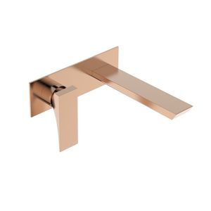 Grifería Lavamanos Kubika Muro 19 cm Coldstart Rose Gold