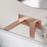 Baños-Griferia-Lavamanos-Kubika-Muro-19-cm-Coldstart-Rose-Gold