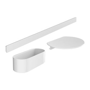 Set de Baño Wallstoris Blanco Mate