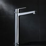 Baños-Griferia-Lavamanos-Life-Alta-22-cm-Coldstart-S-Desague-Cromo