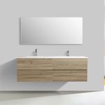 Baños-Mueble-de-Baño-Rain-Doble-Cubierta-Quarztone-Blanco-con-Lavamanos-Bajo-Cubierta-y-Desague-Base-Cart-Oak-1800-mm