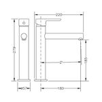 Baños-Griferia-Lavamanos-Oslo-Medio-19-cm-S-Desague-65134-19-45-66-Cromo