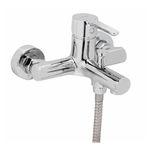 Baños-Griferia-Ducha-Tina-Oslo-Expuesta-C-Ducha-Fono-Flexible-Soporte-65100-19-45-66-Cromo