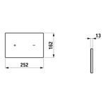 Baños-Placa-De-Accionamento-AW4-Con-Sensor-Blanco-Glass-252x162x13-mm