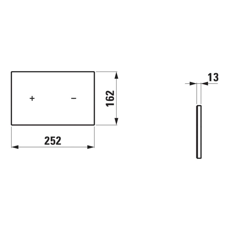 Baños-Placa-De-Accionamento-AW4-Con-Sensor-Blanco-Glass-252x162x13-mm
