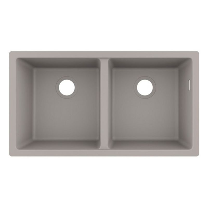 Cocina-Lavaplatos-Hansgrohe-2-Cubetas-con-Desague-y-Sifon-Graphiteblack-45x82-cm