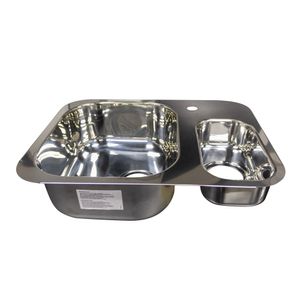 Lavaplatos Simple Lift Empotrado Acero Inoxidable 54x40x19 cm