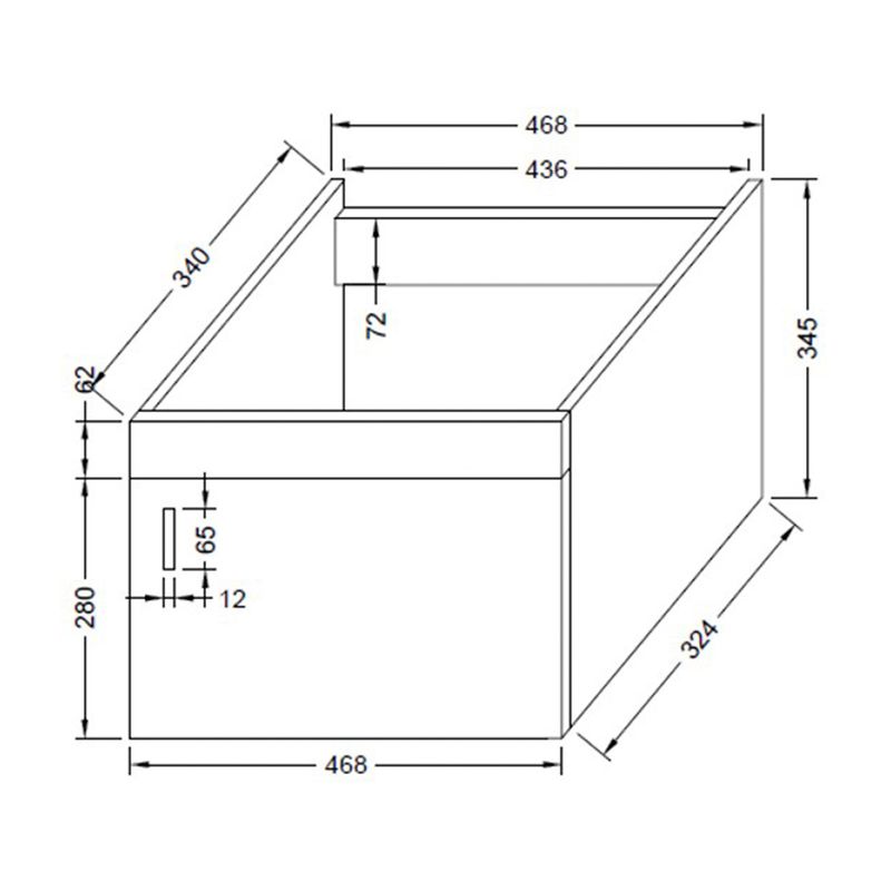 Baños-Mueble-de-Baño-Tansen-con-Lavamanos-Dark-Grey-510-mm