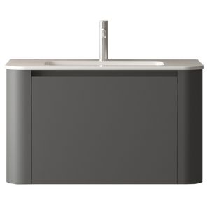 Mueble de Baño Manhattan Lavamanos y Desague Base gris 910x465x520 mm