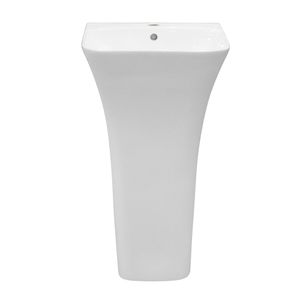 Lavamanos Pedestal Bianchi con Rebalse Blanco 450x435 mm