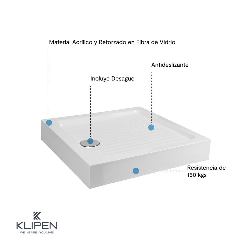 Baños-Receptaculo-Zen-con-Desague-Blanco-800x800x140-mm