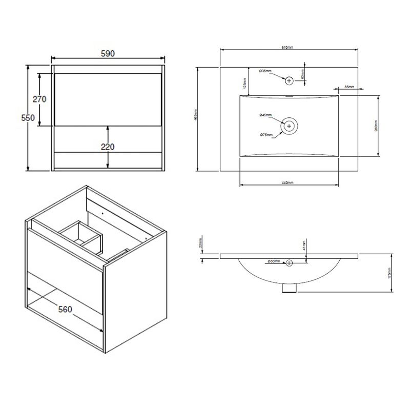 Baños-Mueble-King-Simple-Softclose-Gales-C-Lavamanos-600