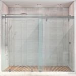 Baños-Mampara-Corredera-Incolora-Acero-Inoxidable-1500x1900-mm