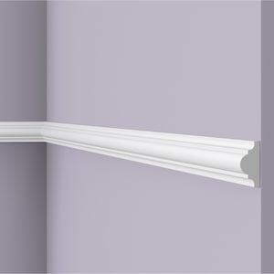 Moldura Decorativa WL1 Blanca 2000 mm