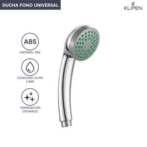 Ducha Fono Universal 1 Jet Cromo
