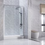 Baños-Mampara-Clover-Cromada-Corredera-180x198-cm