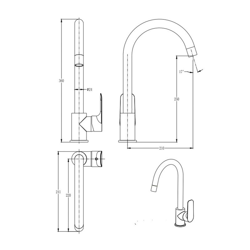 Cocina-Pack-Lavaplatos-Doble-R37-con-Griferia-Cocina-Urban-Cromo