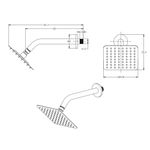 Baños-Pack-Ducha-Fija-con-Mezclador-Brushed-Nickel