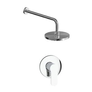 Pack Ducha Fija Style con Mezclador Cromo
