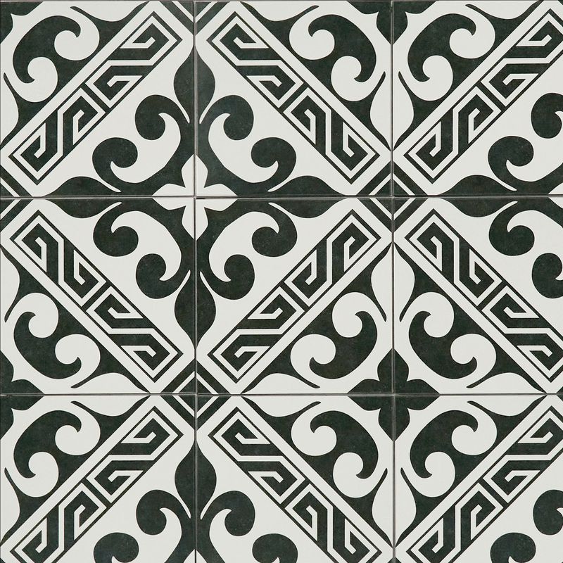 Pisos-y-Muros-Porcelanato-Versalles-Black-Negro-Mate-25x25-cm