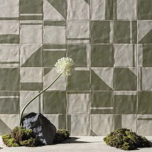 Gres Porcelánico Scuba Mix Pistachio Brillante 14.5x14.5 cm