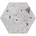 Pisos-y-Muros-Porcelanato-Sonar-Silver-Hex-Gris-Mate-22x25-cm