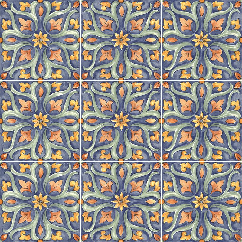 Pisos-y-Muros-Porcelanato-Amuri-Decoro-Maiolica-Multicolor-4-Brillante-20x20-cm