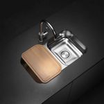 Cocina-Lavaplatos-Doble-C28-18-Rectangular-Bajo-Cubierta-con-Rebalse-Cromado