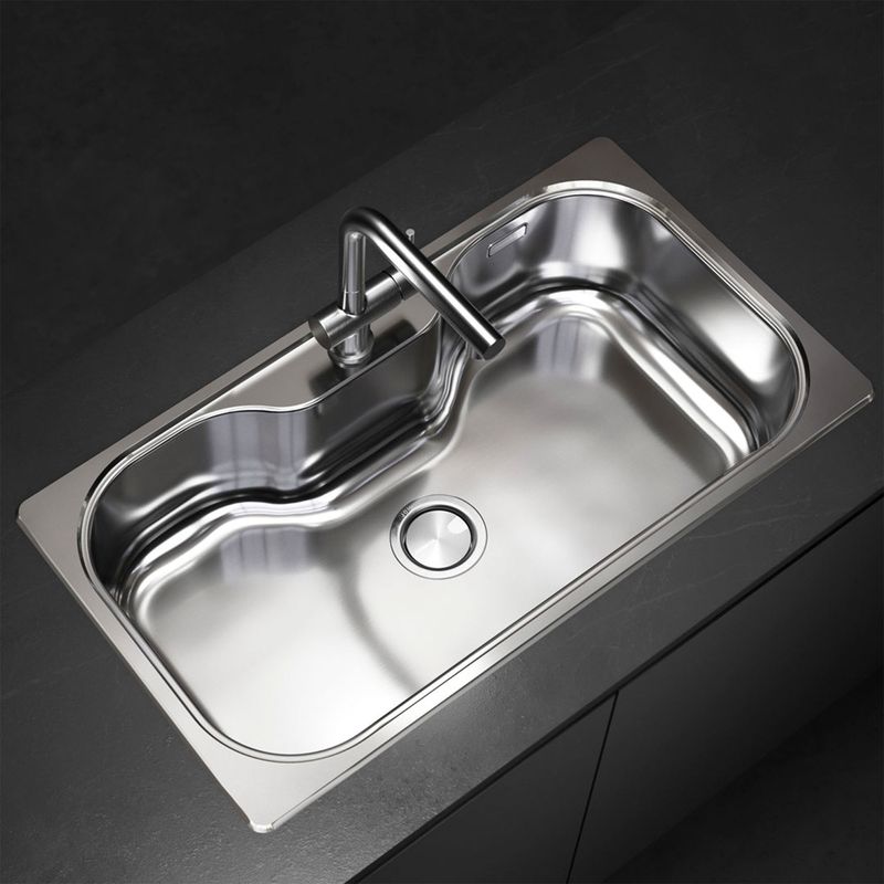 Cocina-Lavaplatos-Simple-Luxor-Si85A-Sobre-y-Bajo-Cubierta-con-Rebalse-