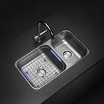 Cocina-Lavaplatos-Doble-R37-Rectangular-Bajo-Cubierta-con-Rebalse-Cromado
