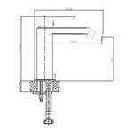 Baños-Griferia-Bide-Luxor-Coldstart-S-Desague-Brushed-Nickel